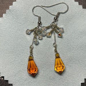 Topez colored Swarovski® earrings